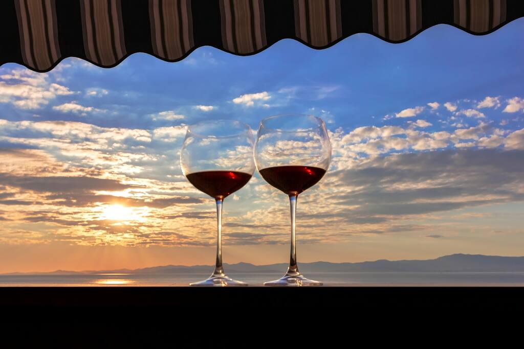 This is a view from our balcony.