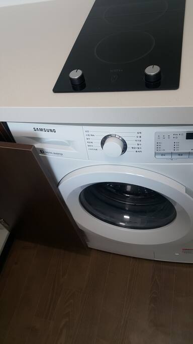 laundry machine & cooking