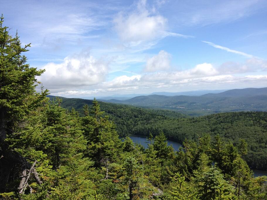 View from Haystack Mtn - 1/2 Mile Away