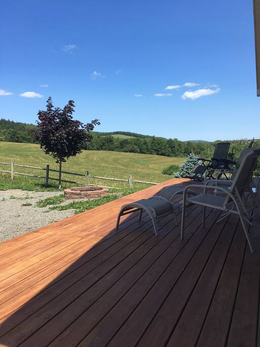Privacy to lounge or enjoy a bonfire