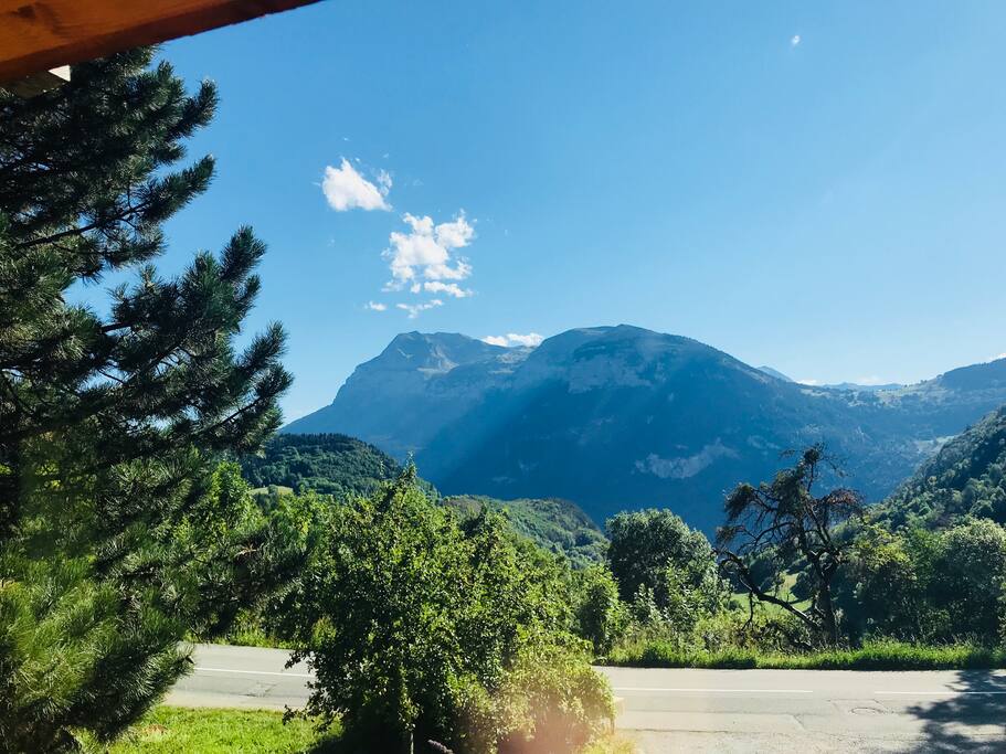 View from
The living room