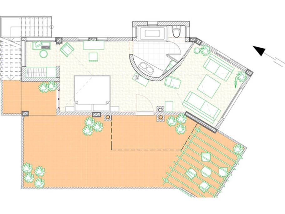 65 sq. with 60sq balcony
