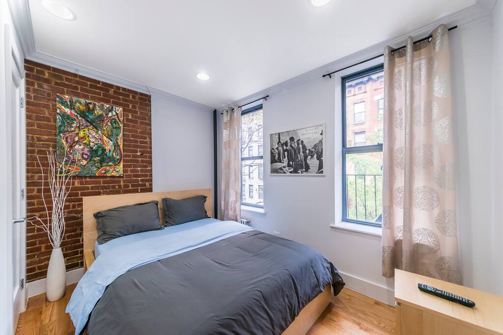 Master Bedroom with a beautiful tree-lined view