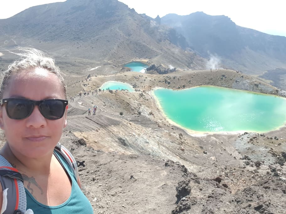 Beautiful emerald lakes