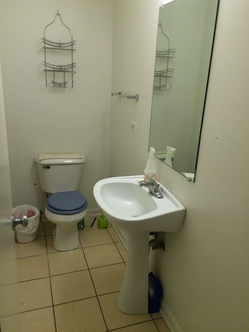 First floor half washroom