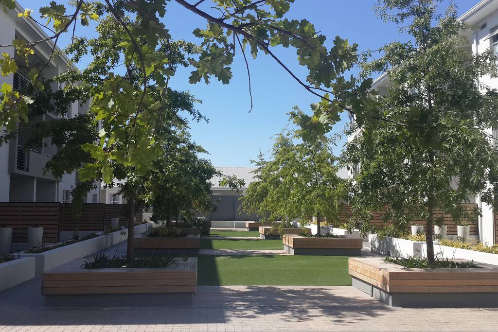 Common area below apartment