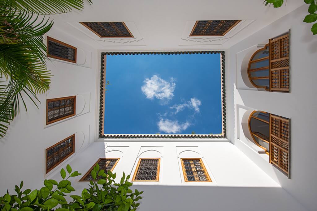 patio with a view
