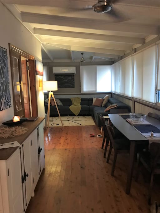 living and dining