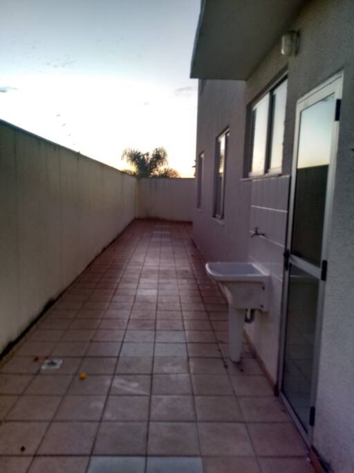 Parte da área externa do Apartamento.