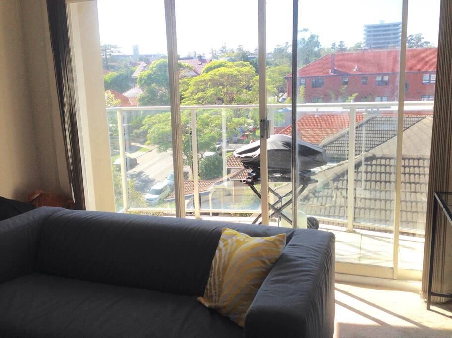 Living room / South facing balcony