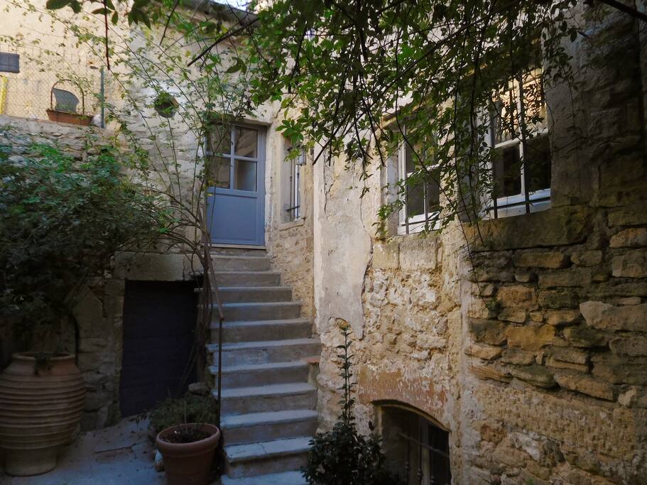 l'entrée du gîte