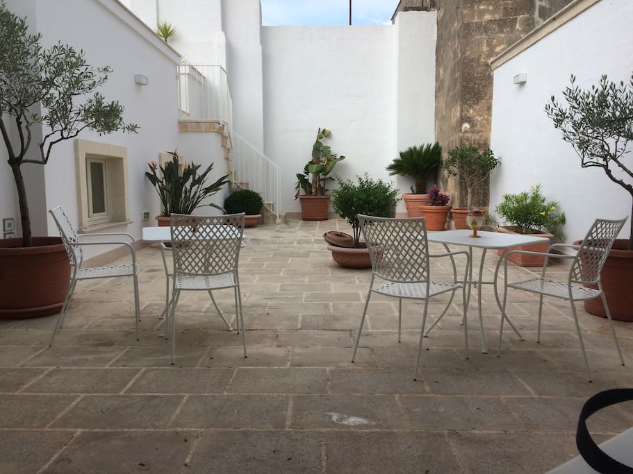 Terrazza per colazione