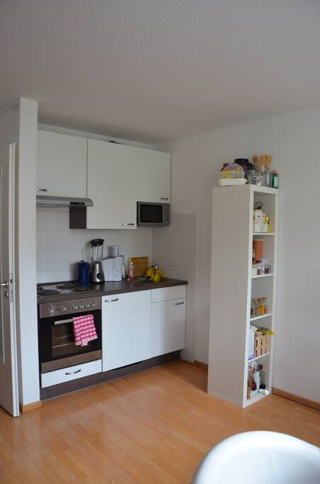 Kitchen in living room