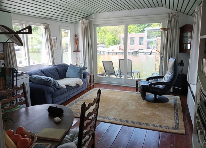 Houseboat In Nature, 15 Minutes From C. Station. - Ámsterdam