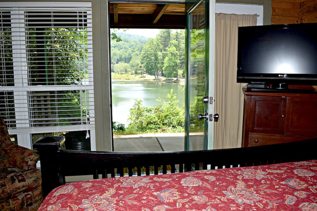 View of the Lake from Master Bedroom