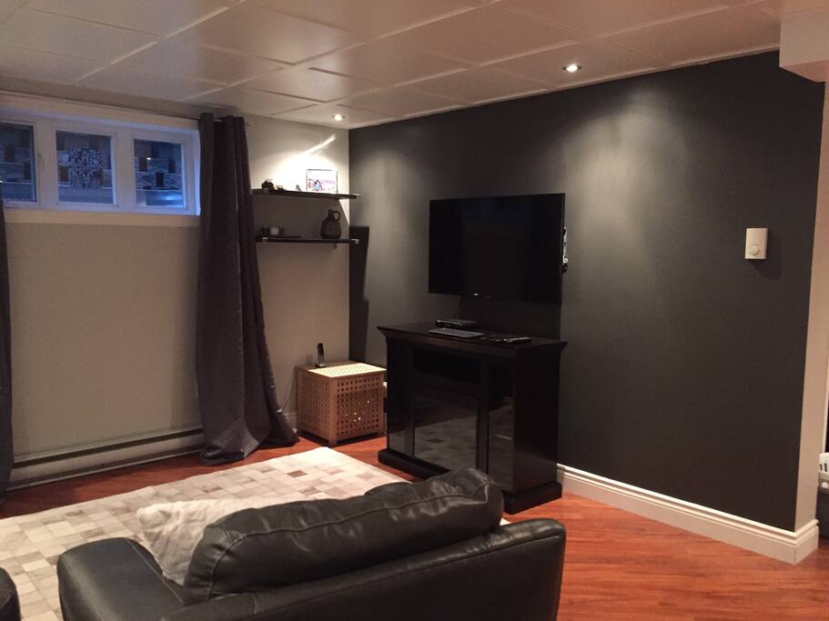 Télé intelligente
Cable, wifi et netflix