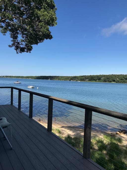 Front deck - beach and Lagoon