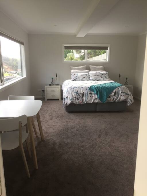 Downstairs bedroom, with private entry