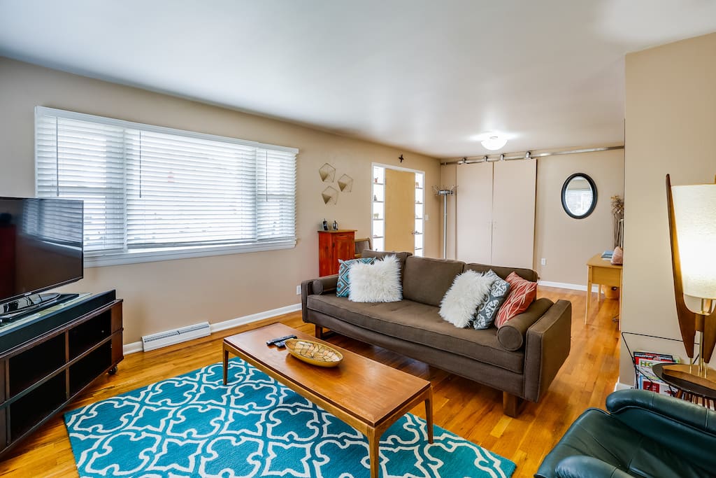 Bright comfortable living room
