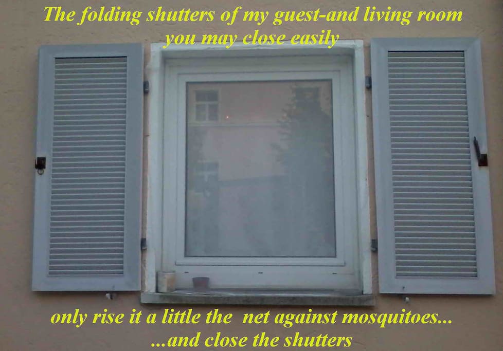 view the window of your room from outside