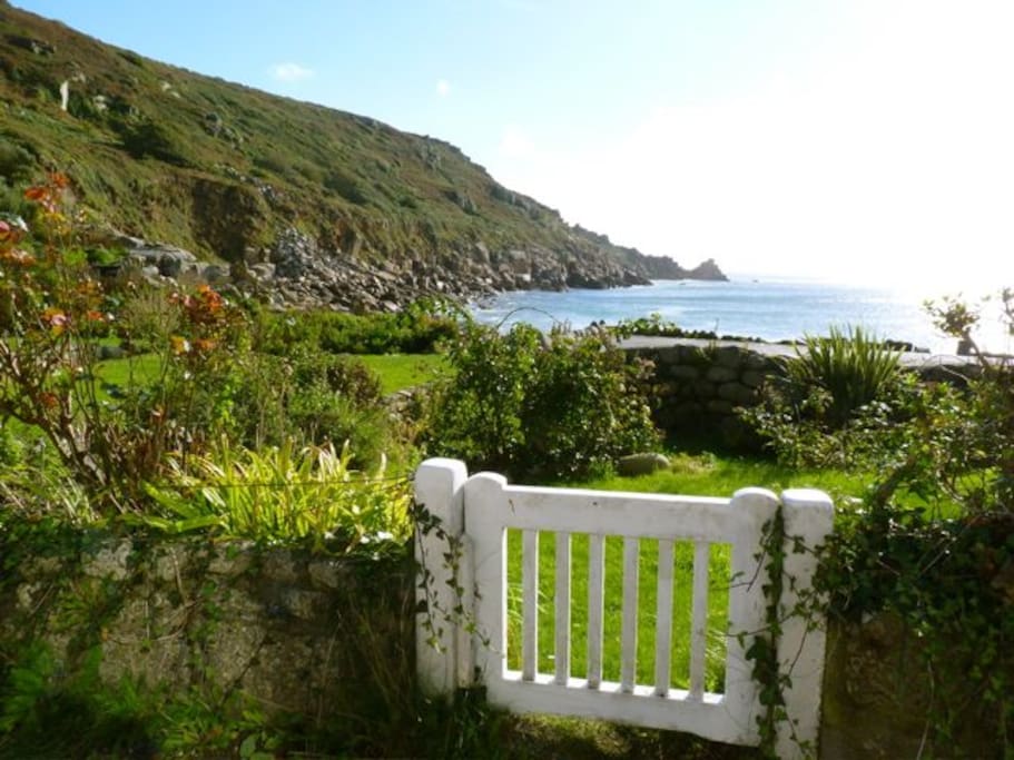 View from the garden gate.