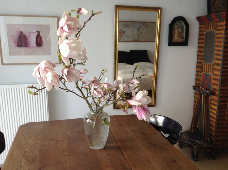 in de kamer