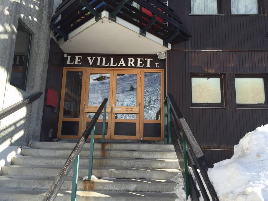 The entry from the street