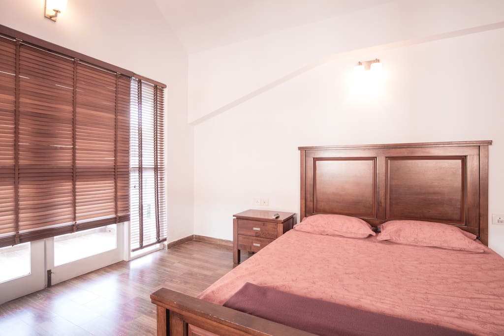 Natural light streaming into the bedroom