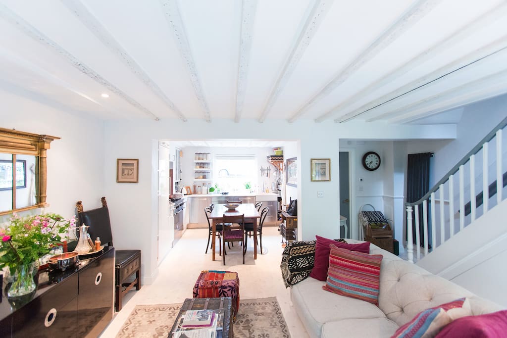 Open plan kitchen/sitting room