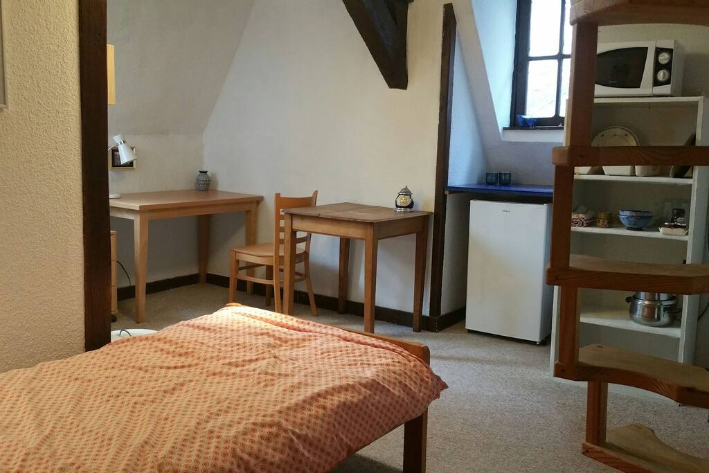 vue depuis le coin du lit