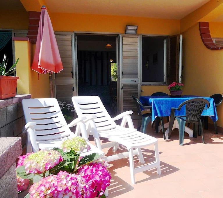 il terrazzo con vista mare