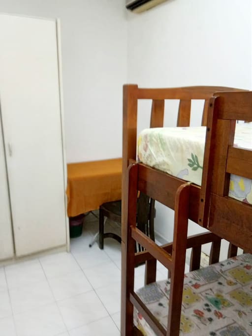Bunk Bed sleeps two on the ground floor