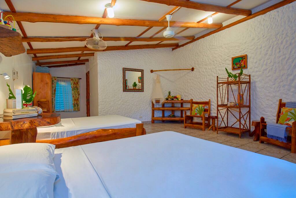"We stayed at Entre Dos Aguas for two nights. We were blown away by it's beauty. Although it was only a few feet from the downtown part of Samara Beach it felt like we were in the jungle with all the palm and coconut trees and other foliage." - quote from review on TripAdvisor