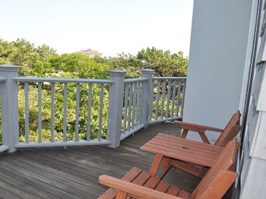 Ocean view from the deck-perfect spot for morning coffee