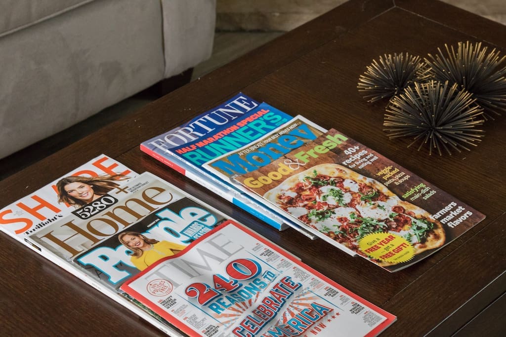 Many magazines and Denver Tour books are available to assist you with exploring EVERYTHING Denver as to offer.