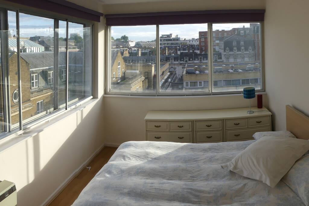The view from the bigger bedroom