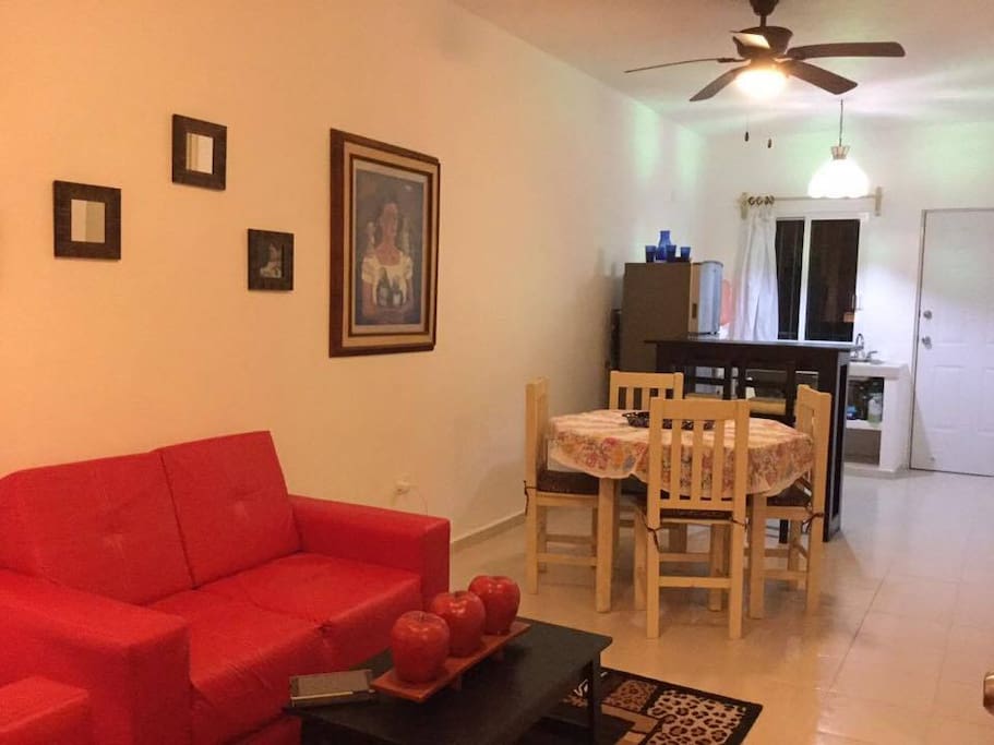 living room kitchen ares