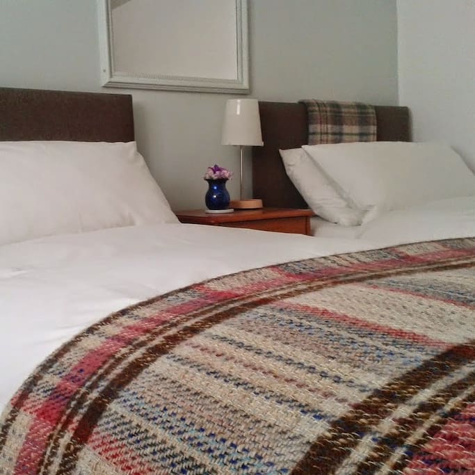 The bedroom will be made up to suite your requirements - as a single, twin or super-king.