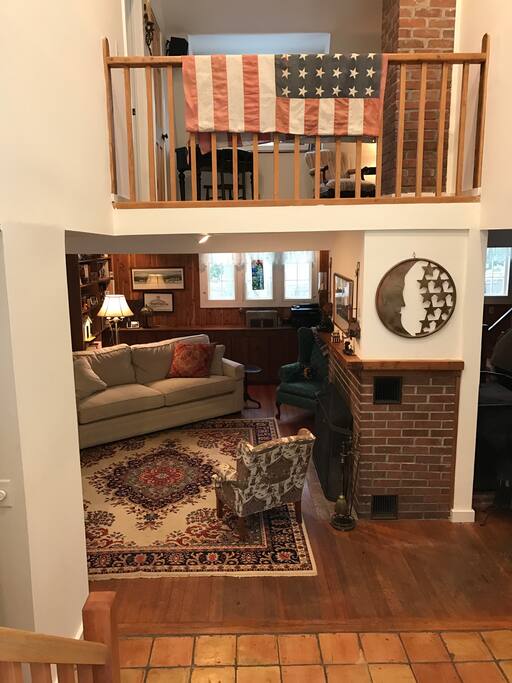 Balcony overlooking the Living Area