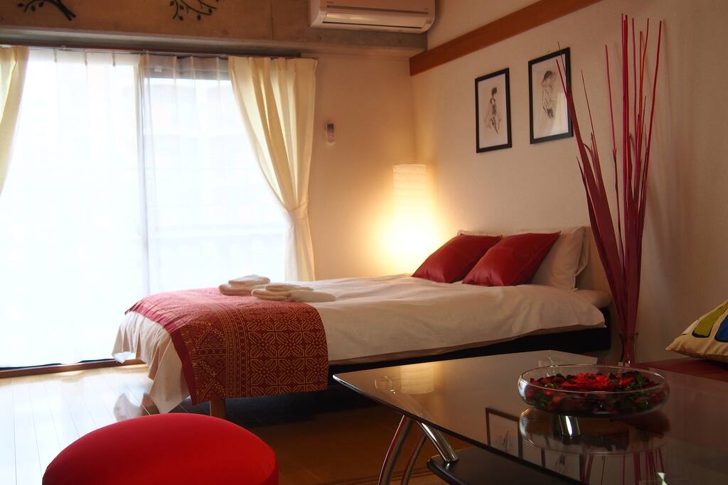 Stylish Japanese bed room