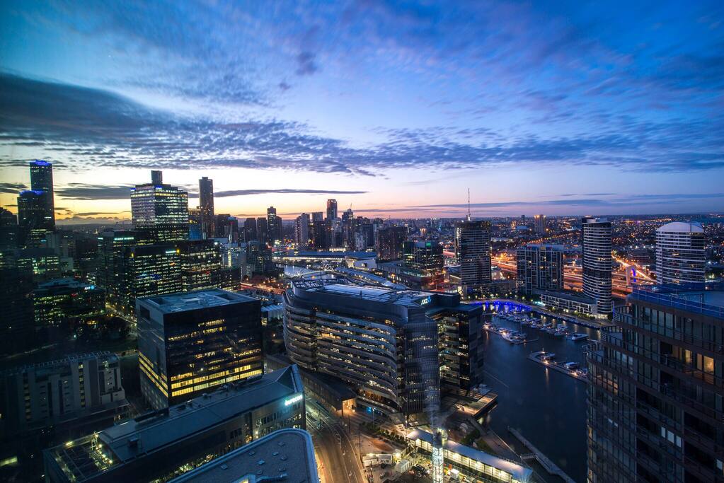 Have a coffee or tea, watch amazing crimson clouds at sunrise or sunset in your apartment