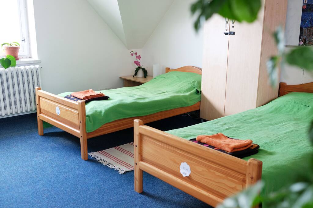 Bed number 5 comes with a lockable wardrobe right next to it