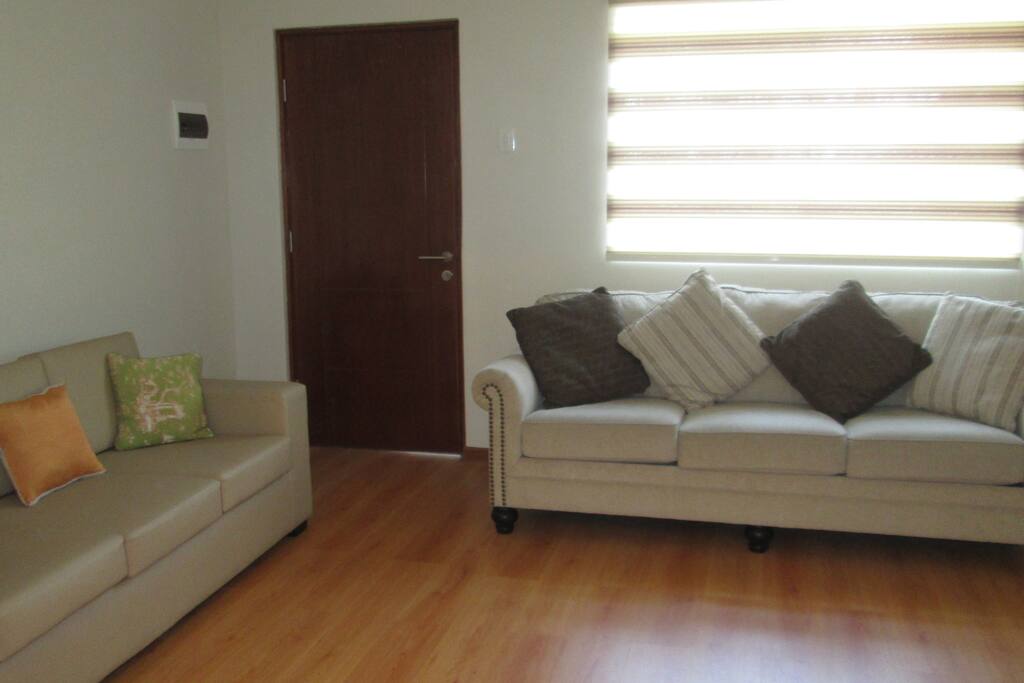 Comfortable and plenty of natural light.