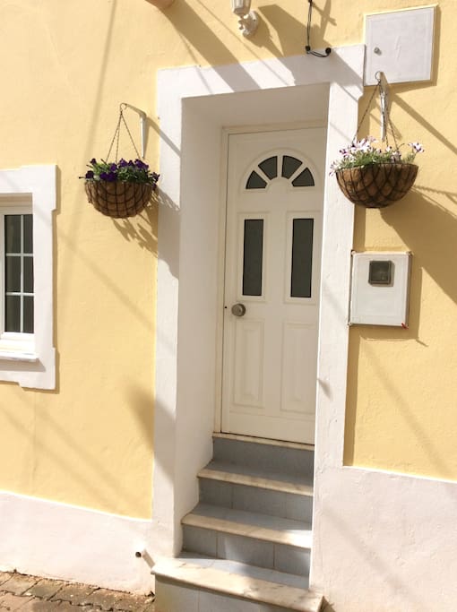 Cottage entrance.