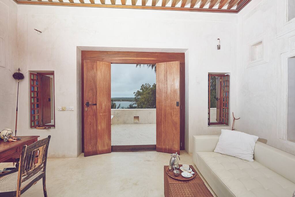 Sea views while lying in bed