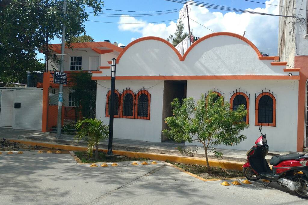 Fachada de la casa