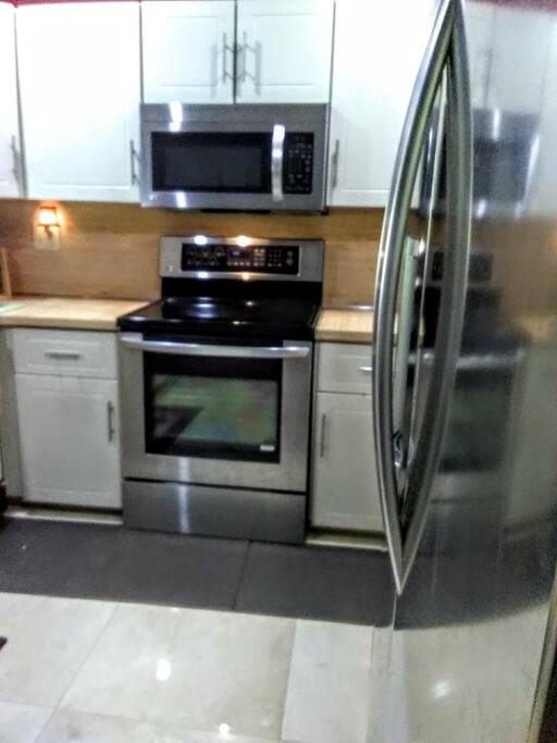 Shared fully equipped Kitchen.