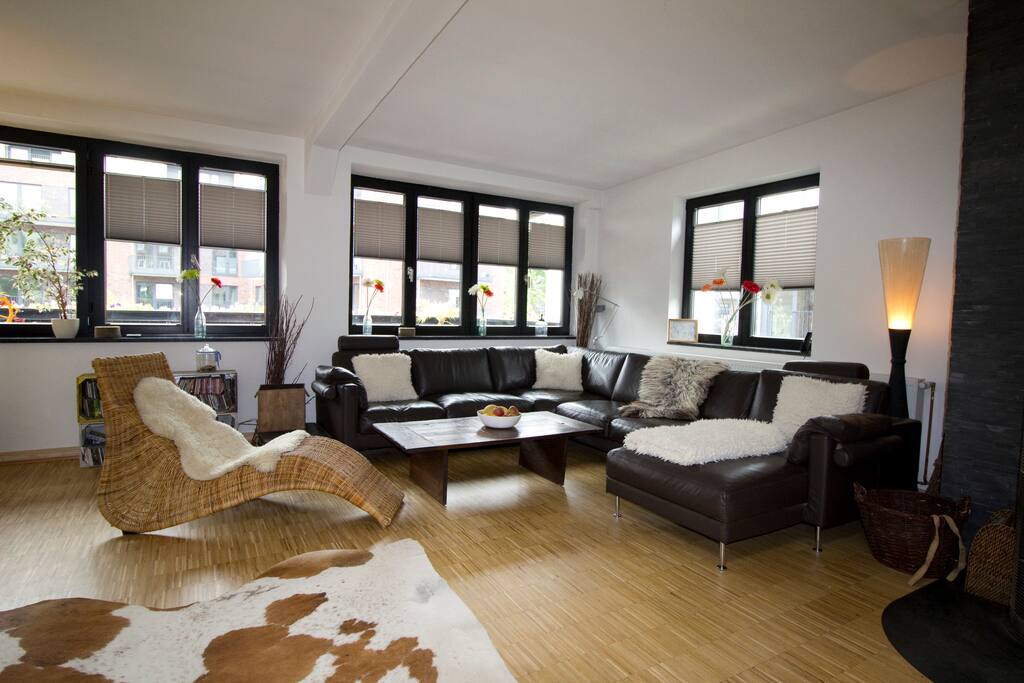 Wohnzimmer im großen Wohnbereich