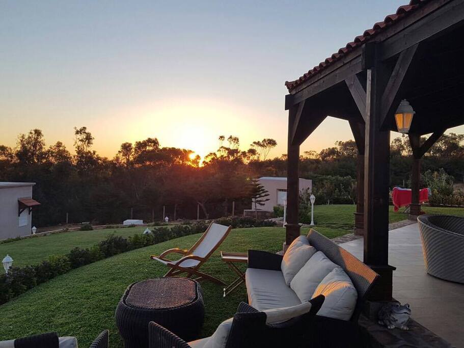 Un bon petit déj au levé de soleil