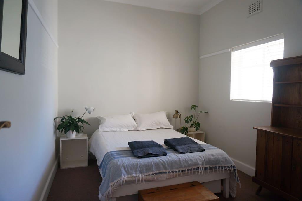 The room is not huge, but it is comfortable and lovely natural light.